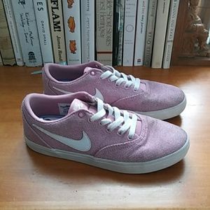 Pink Nike SB Skater Shoes